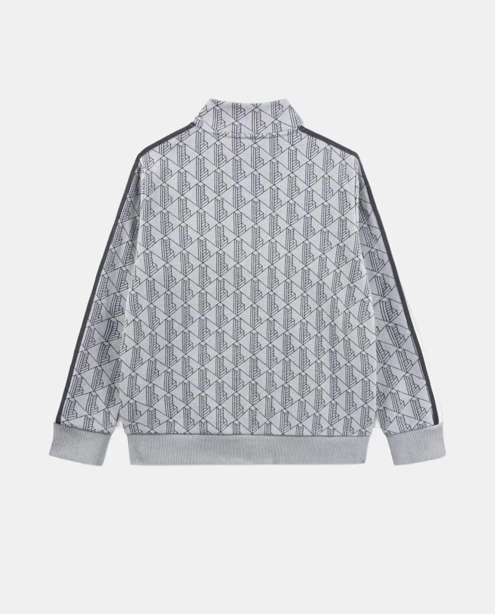 Детская кофта с монограммой Lacoste, Gris — фото 2