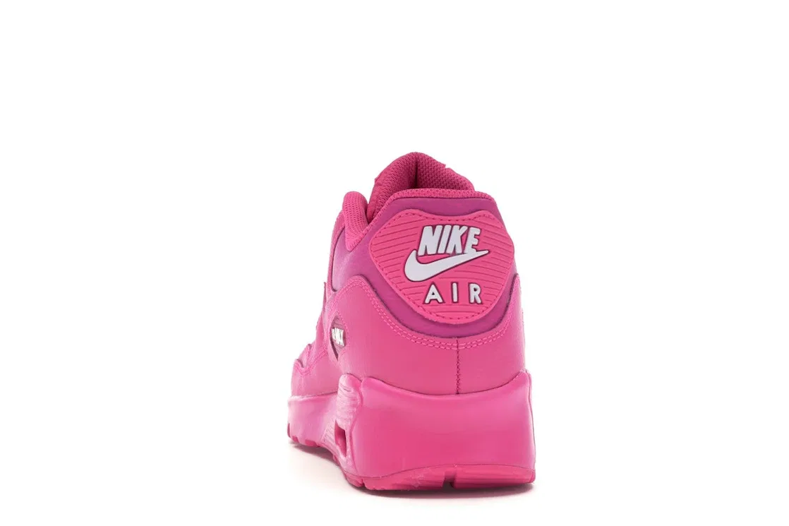 Детские кроссовки с ярким дизайном Nike Air Max 90, Laser Fuchsia/White-Laser Fuchsia — фото 4