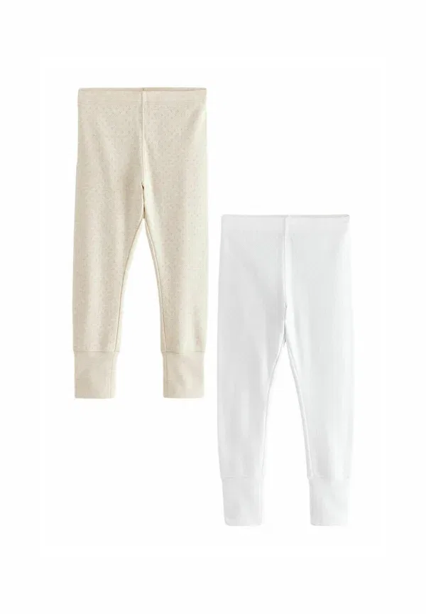 Комплект из 2 брюк Jersey Next, Oatmeal White, белый
