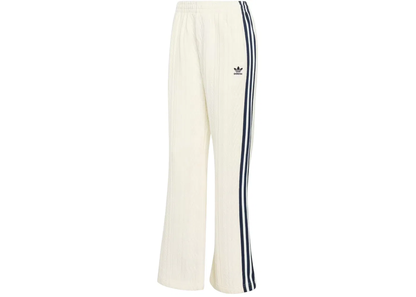 Женские спортивные брюки из трикотажа Adidas, Off White