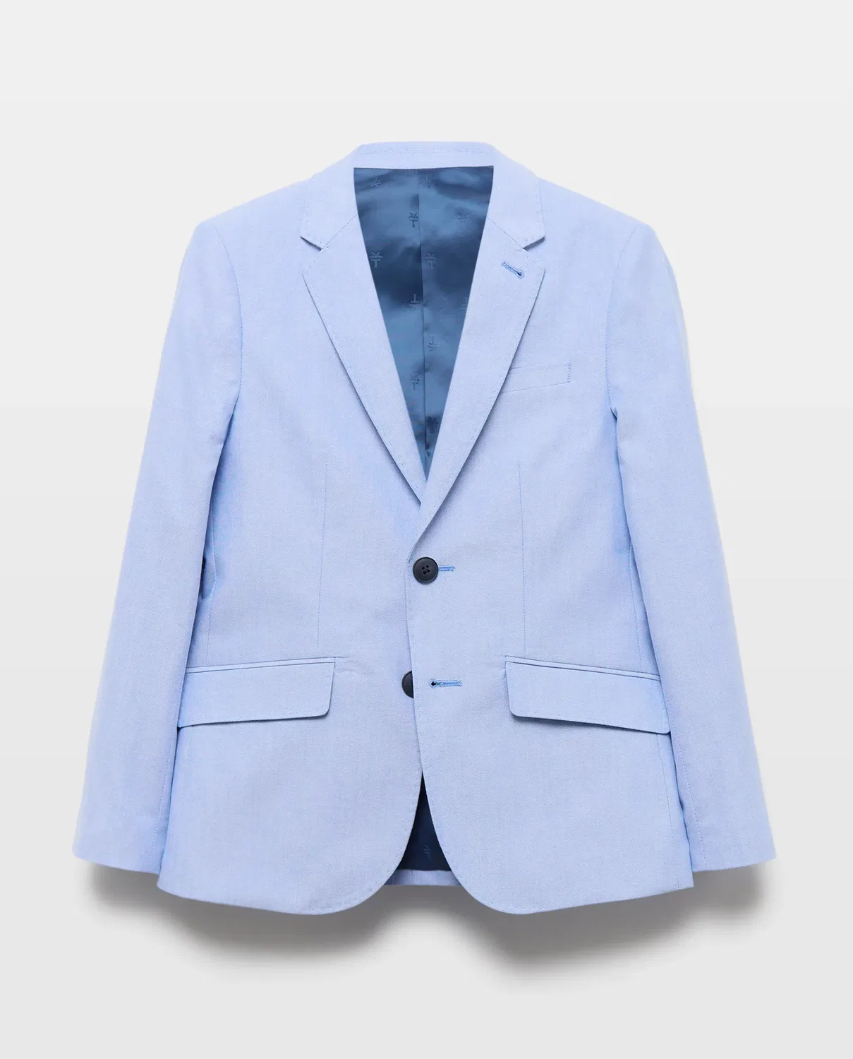 Детский пиджак для мальчиков хлопковый Americana Oxford Coconut El Corte Inglés, 410 Azul Claro