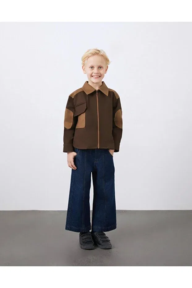 Детская куртка для мальчиков с длинным рукавом Manimani, Brown
