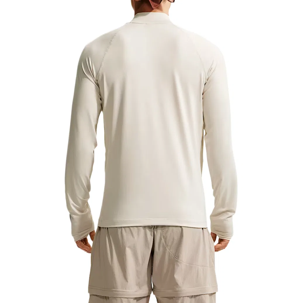 Мужская футболка с быстросохнущей тканью Nike ACG DRI FIT, Light Earth Brown/Milk White II/Light Red/Mountain White — фото 3