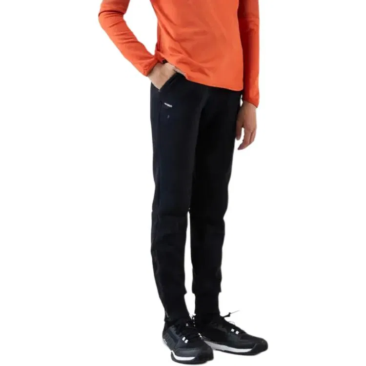 Детские спортивные штаны без принта DECATHLON, Black