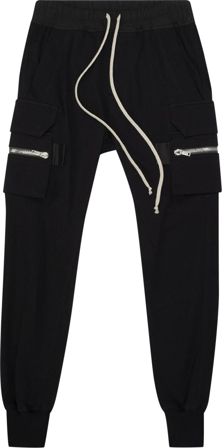 

Брюки Rick Owens Mastodon Cargo Pants 'Black', черный