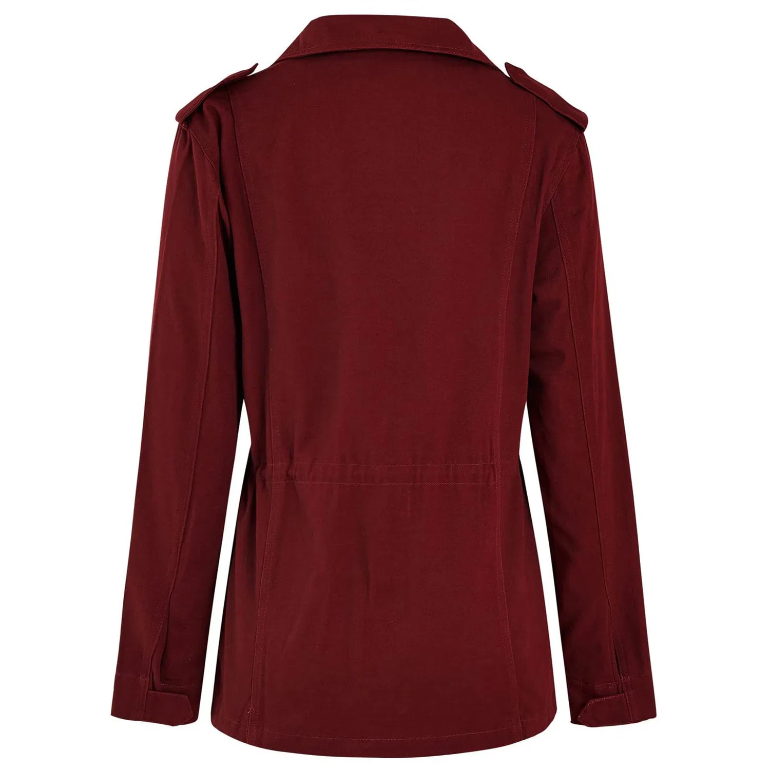 Женская куртка-кардиган с принтом, модель Cargo Jackets, Wine — фото 4