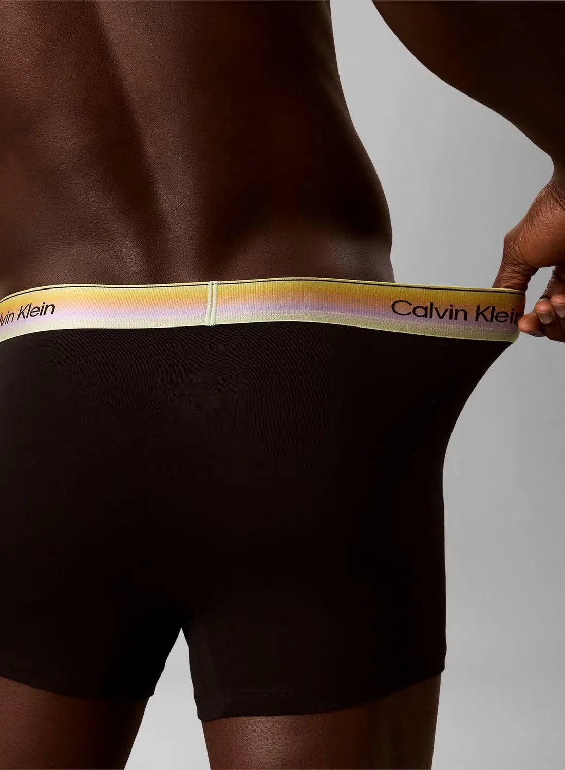 Трусы-боксеры хлопковые Icon Cotton Stretch Calvin Klein, черный — фото 4