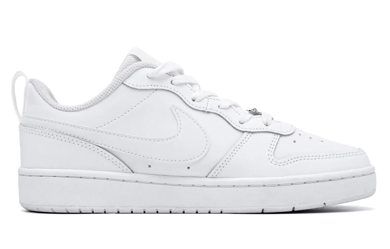 Кроссовки для скейтбординга Court Borough Kids, Nike, White Silver — фото 3