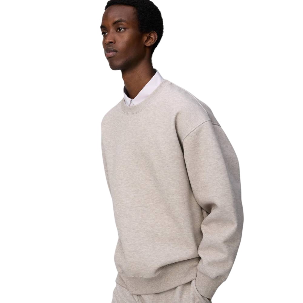 Свитшот Uniqlo Oversized Unisex, 31 бежевый