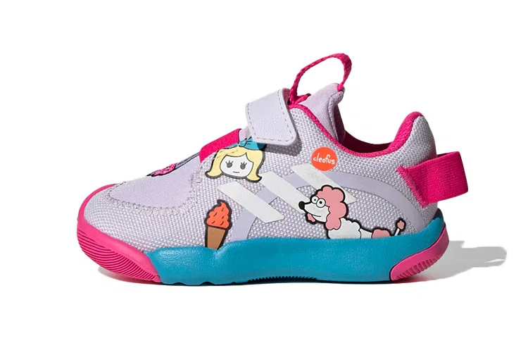 Детские кроссовки для малышей с принтом Cleofus x Activeplay Adidas, Light Purple