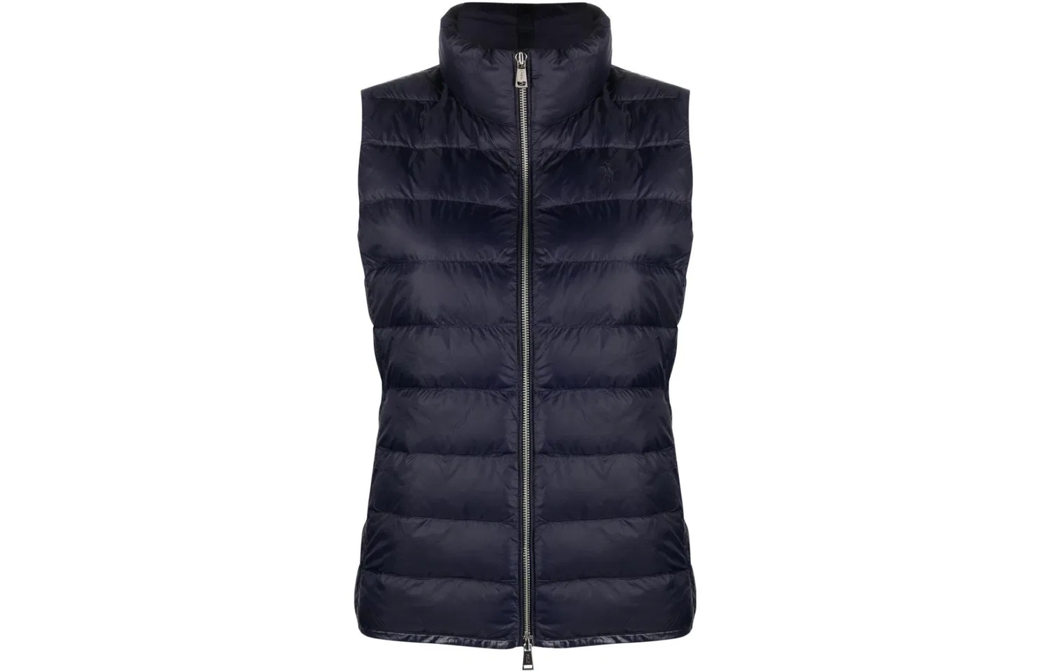 Женский стеганый жилет с вышивкой Polo Pony Polo Ralph Lauren, Blue