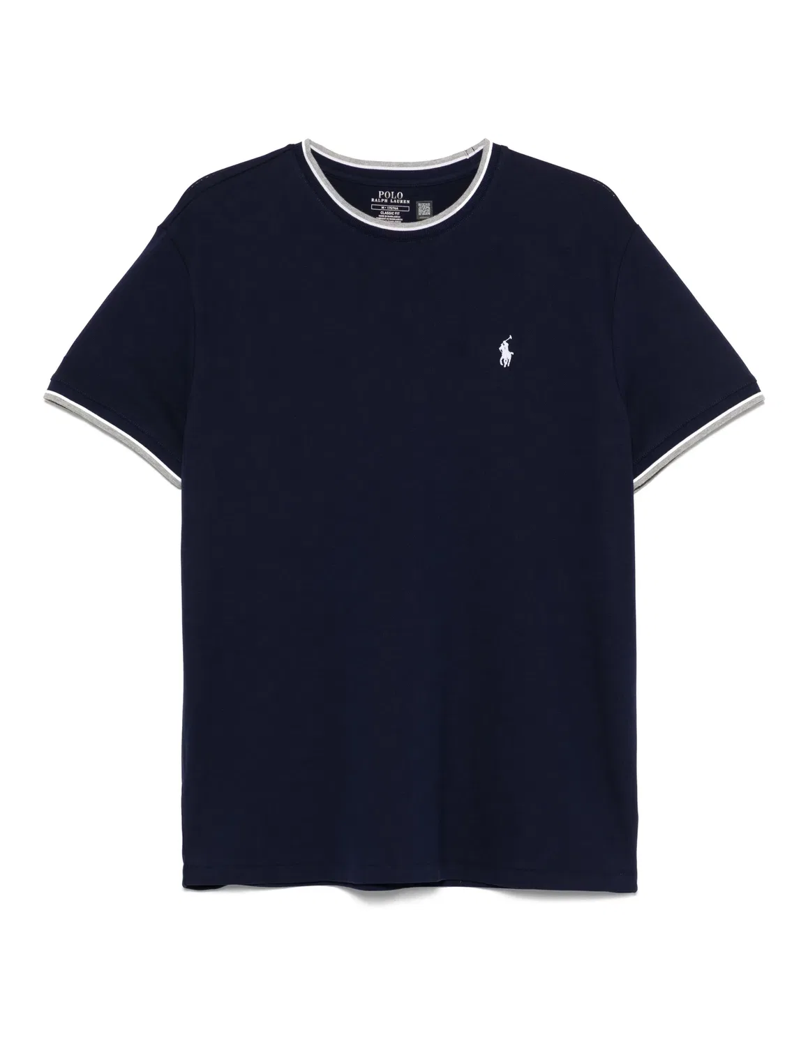 Футболка из стретч-коттона Polo Ralph Lauren, темно-синий