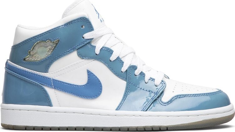 

Кроссовки Air Jordan 1 Retro UNC Patent, белый, Белый;серый, Кроссовки Air Jordan 1 Retro UNC Patent, белый
