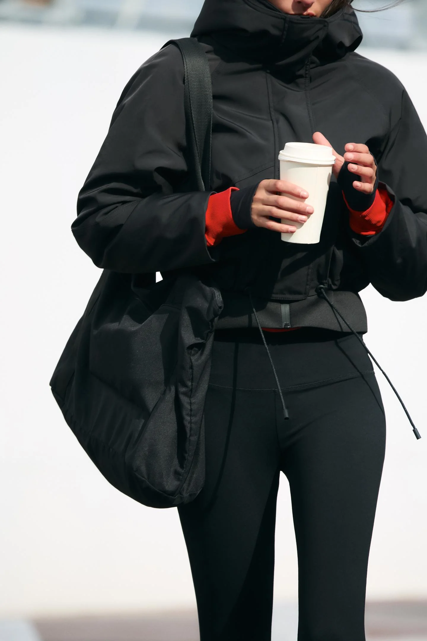 Анорак Zara Corto Técnico Water Repellent Windproof, черный — фото 3