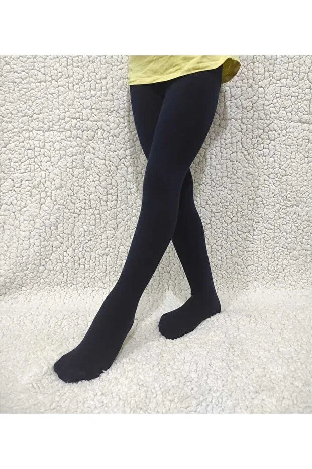 Детские колготки для девочек хлопковые Düven, Navy Blue — фото 2