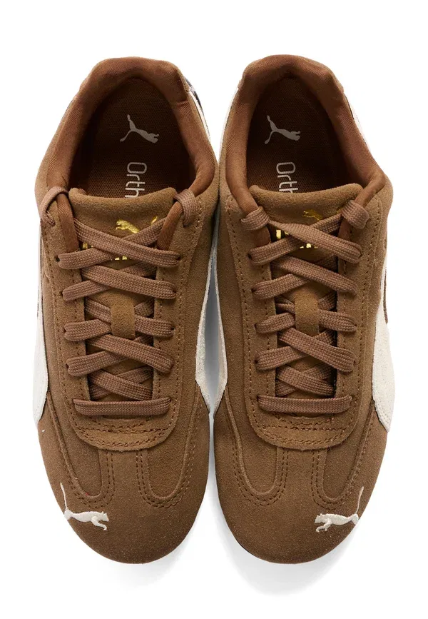 Кроссовки Leather and Textile Speedcat og jr unisex Puma, Haute coffee-frosted ivory — фото 3