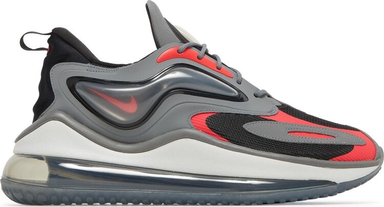 Кроссовки Nike Air Max Zephyr 'Smoke Grey Siren Red', серый — фото 2