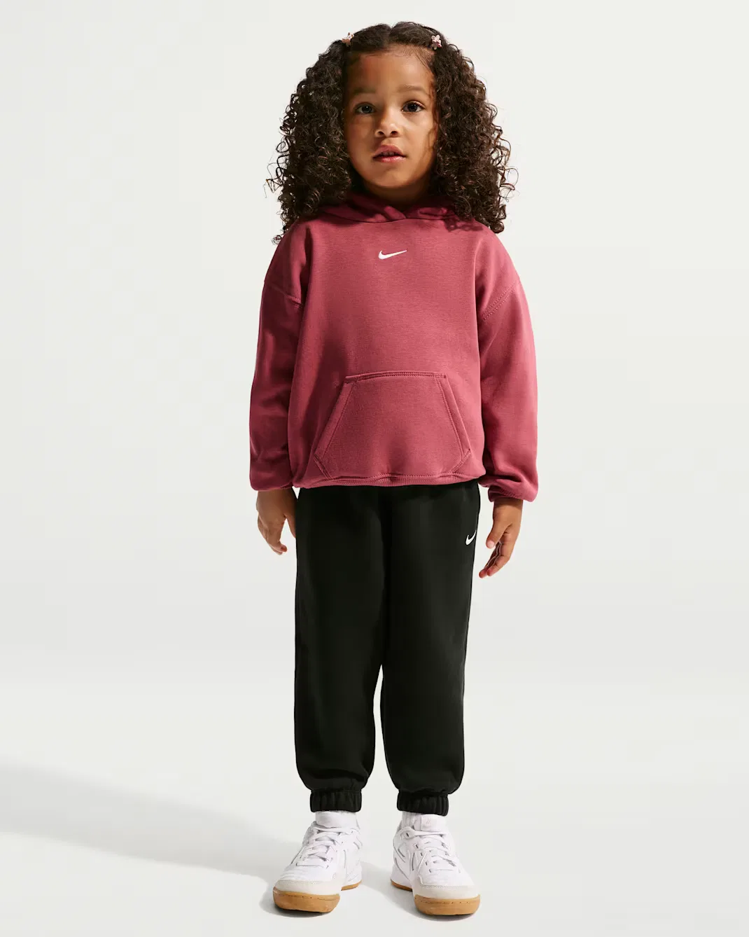 Свободные флисовые штаны для малышей Toddler Studio Nike Sportswear, Black
