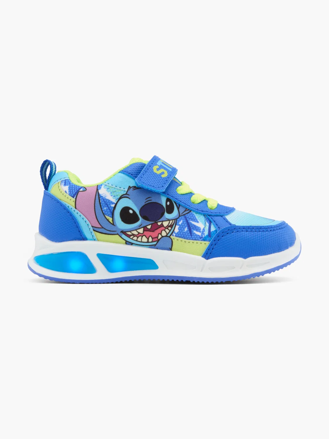Детские полуботинки со светом Stitch , синий