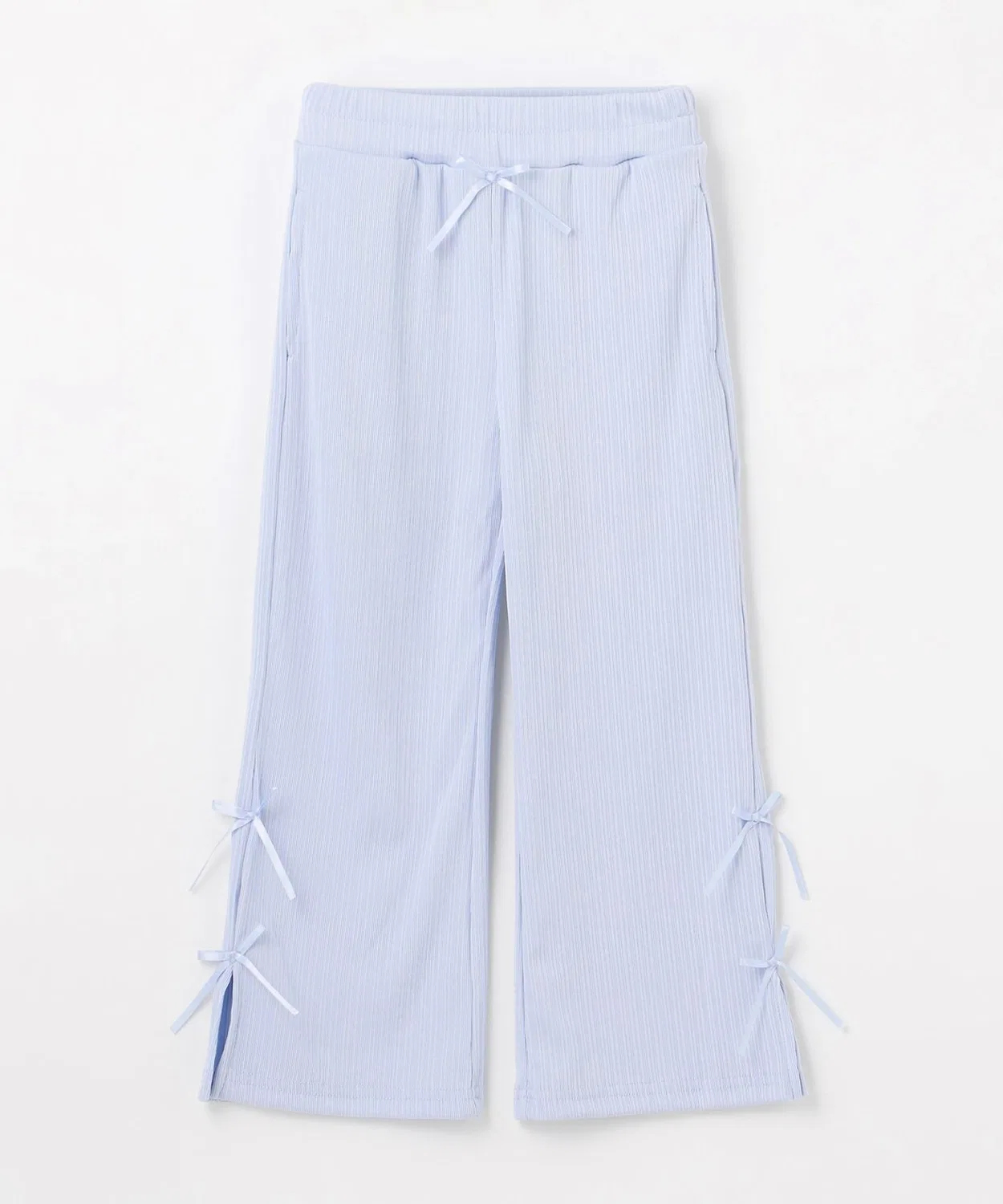 Детские брюки с фларе без рукавов Ribbon Wide Flare ANY, Sax Blue