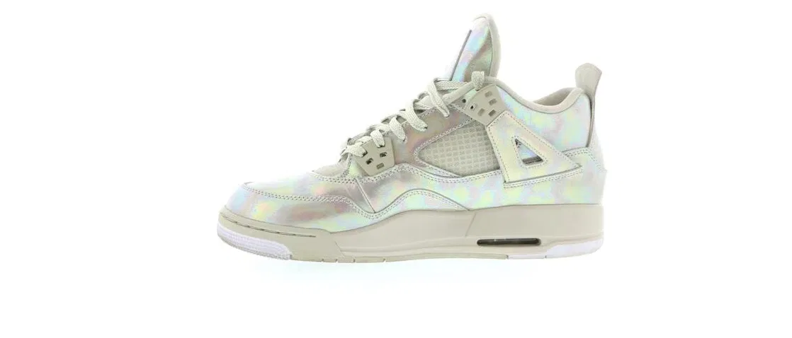 Детские кроссовки Lifestyle с принтом Jordan 4 Retro Jordan, Light Bone Light Bone Cannon — фото 3