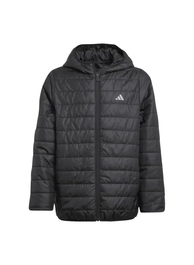 Куртка утепленная Essentials light padded jacket kids Adidas, черный