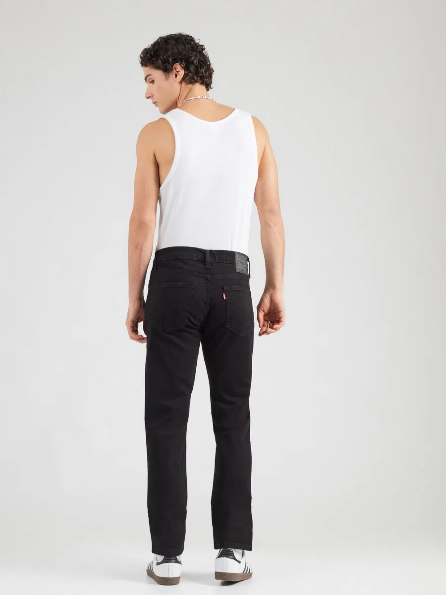 Джинсы LEVI'S Slim fit '511 Slim Jeans' черного цвета — фото 4