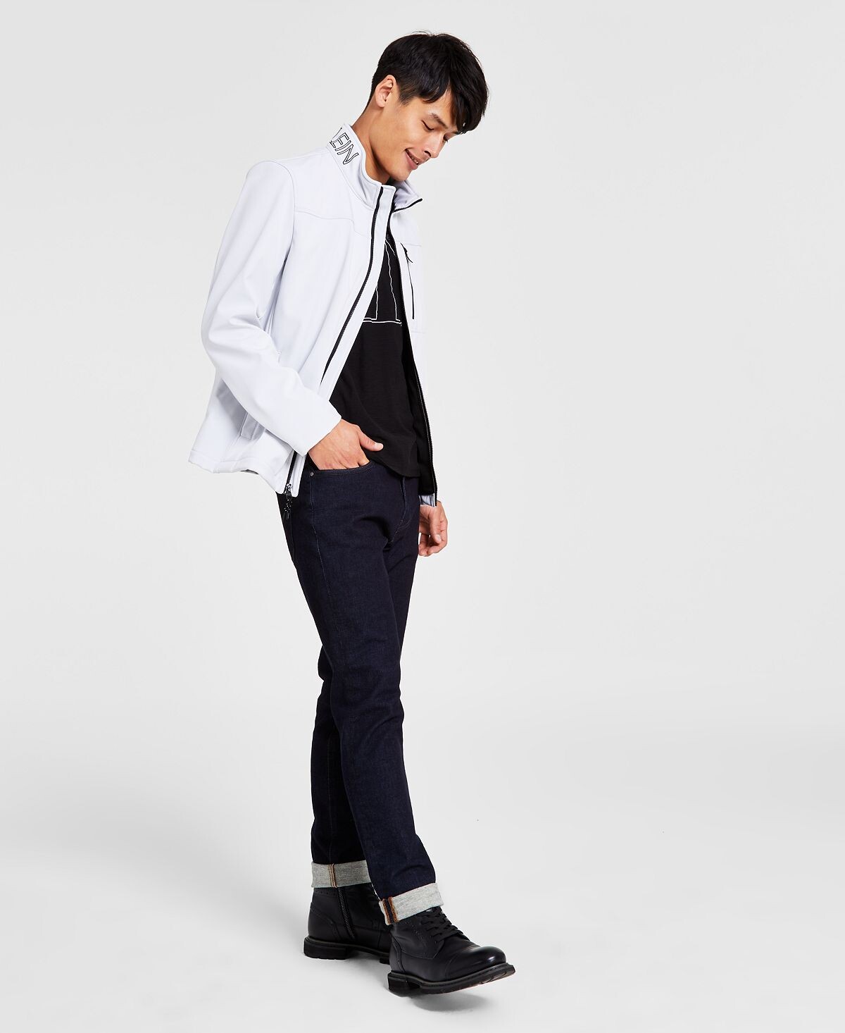 

Мужская куртка infinite stretch soft shell Calvin Klein, белый