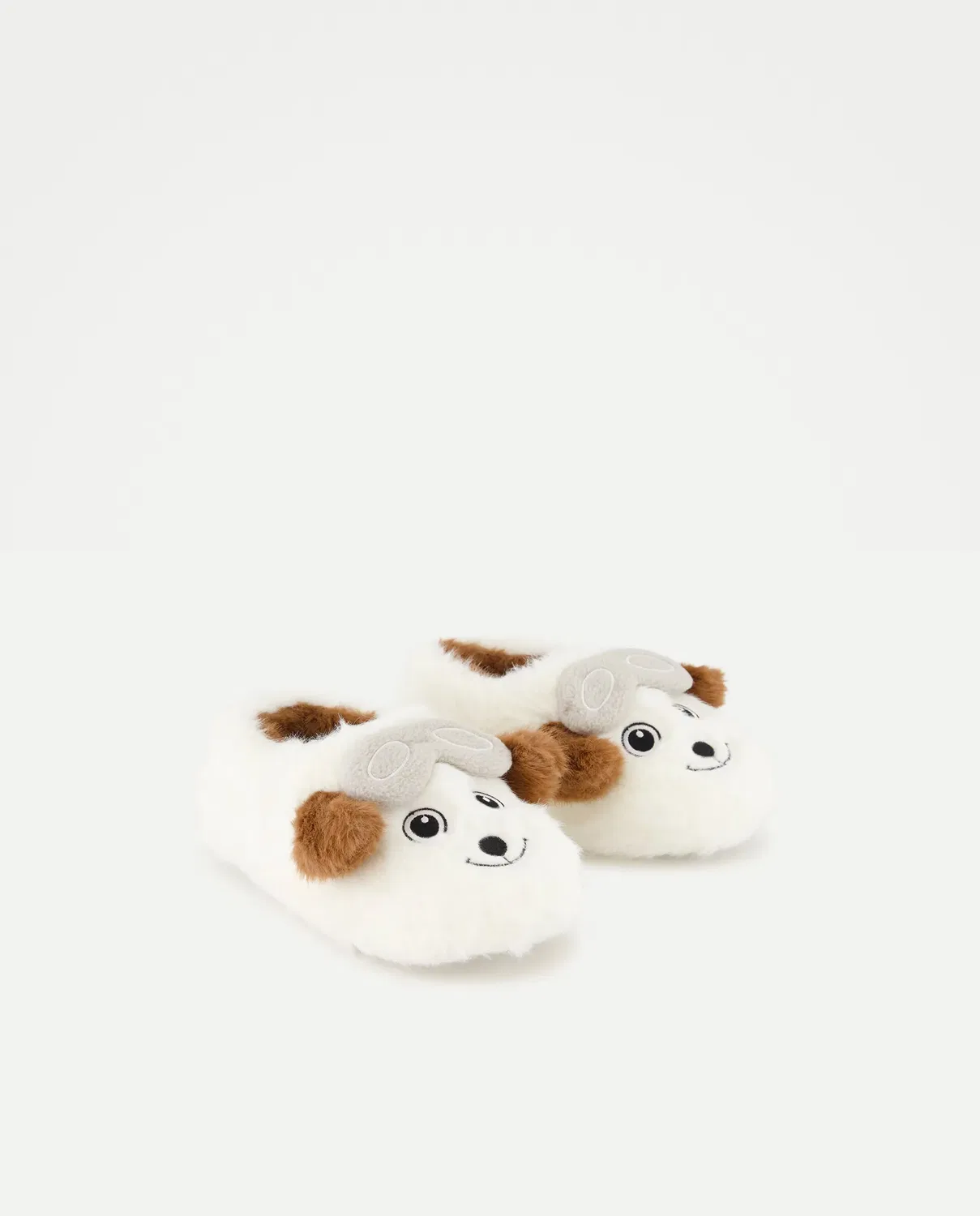 Детские закрытые домашние тапочки с мехом 120 Crudo Kids El Corte Inglés, 120 Crudo — фото 2