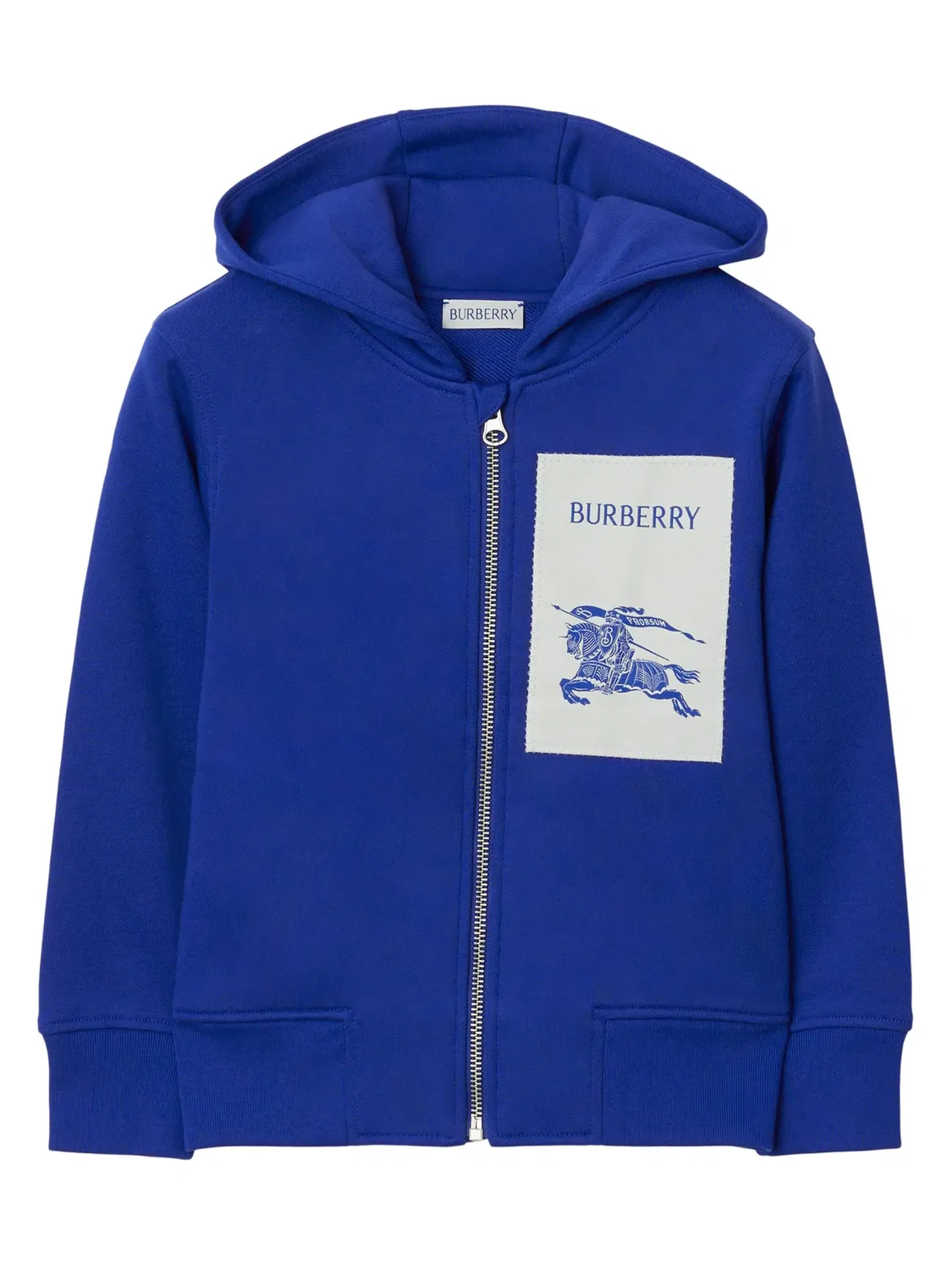 Худи с мотивом Equestrian Knight Burberry, синий