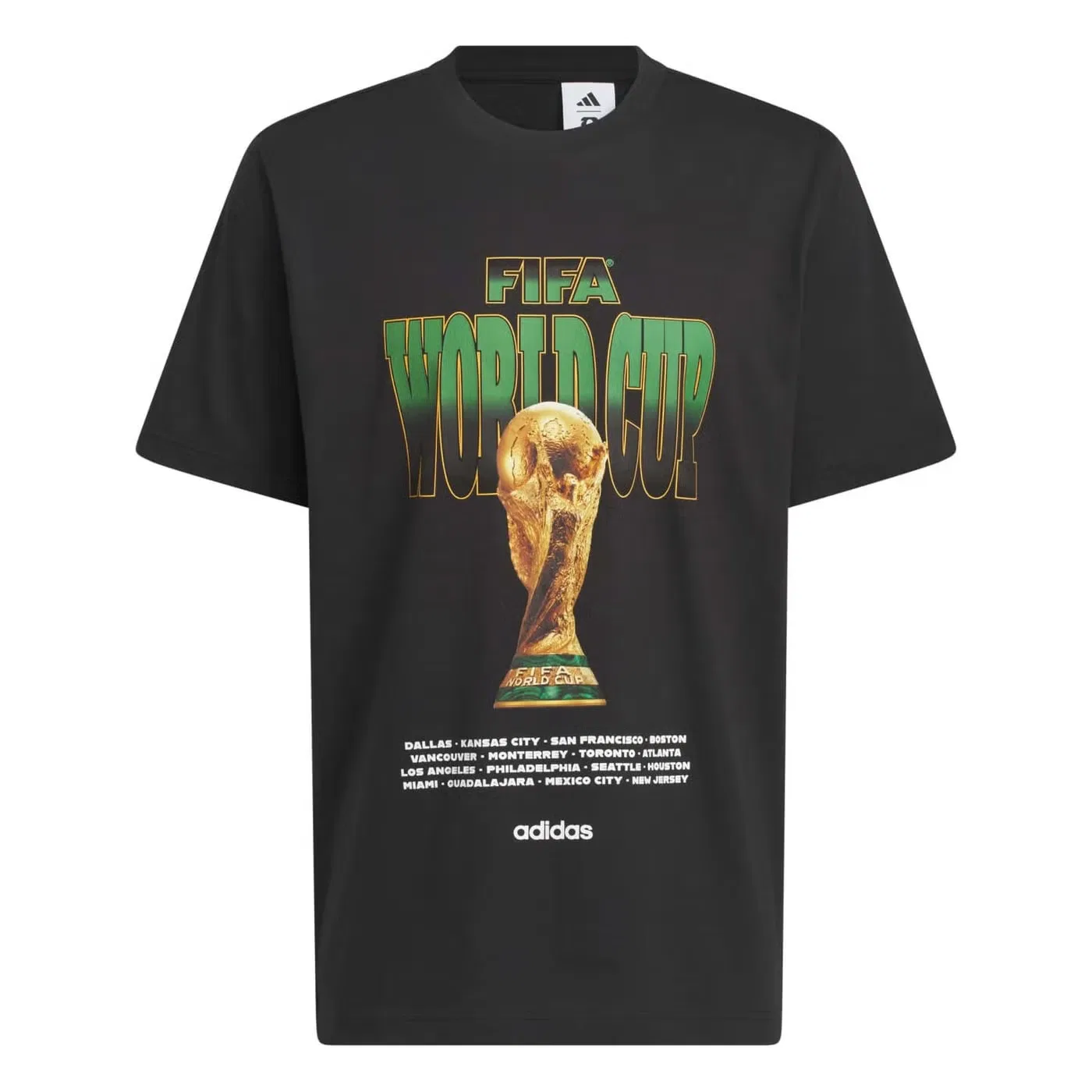 Футболка с принтом FIFA World Cup 26 Tour Adidas, черный — фото 3