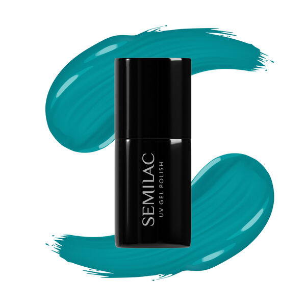 

Гибридный лак для ногтей 443 spooky blue, 7 мл Semilac, цвет 443
