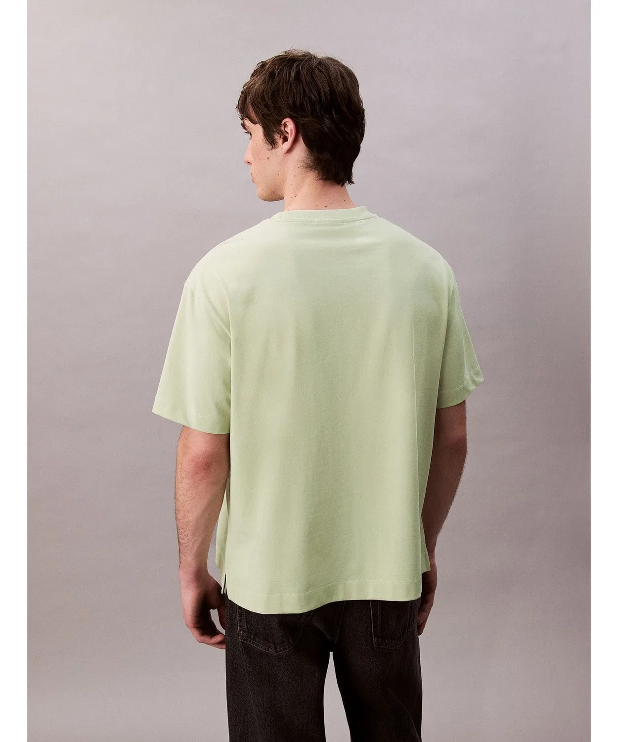 Мужская футболка с принтом Calvin Klein, Light Green — фото 3