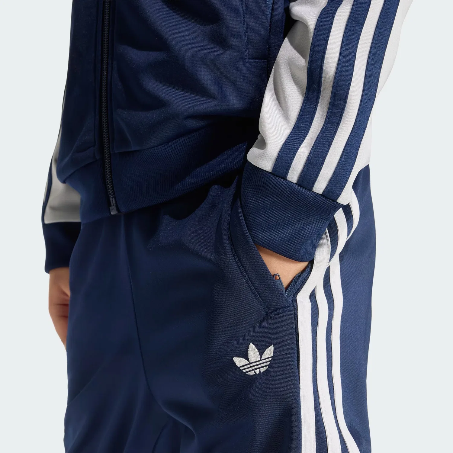Спортивный костюм Adidas Originals SST темно-синего цвета — фото 4
