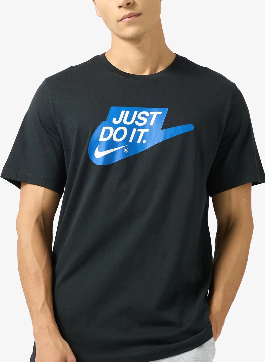 Футболка с принтом Just Do It Pack Standard Nike, черный — фото 3