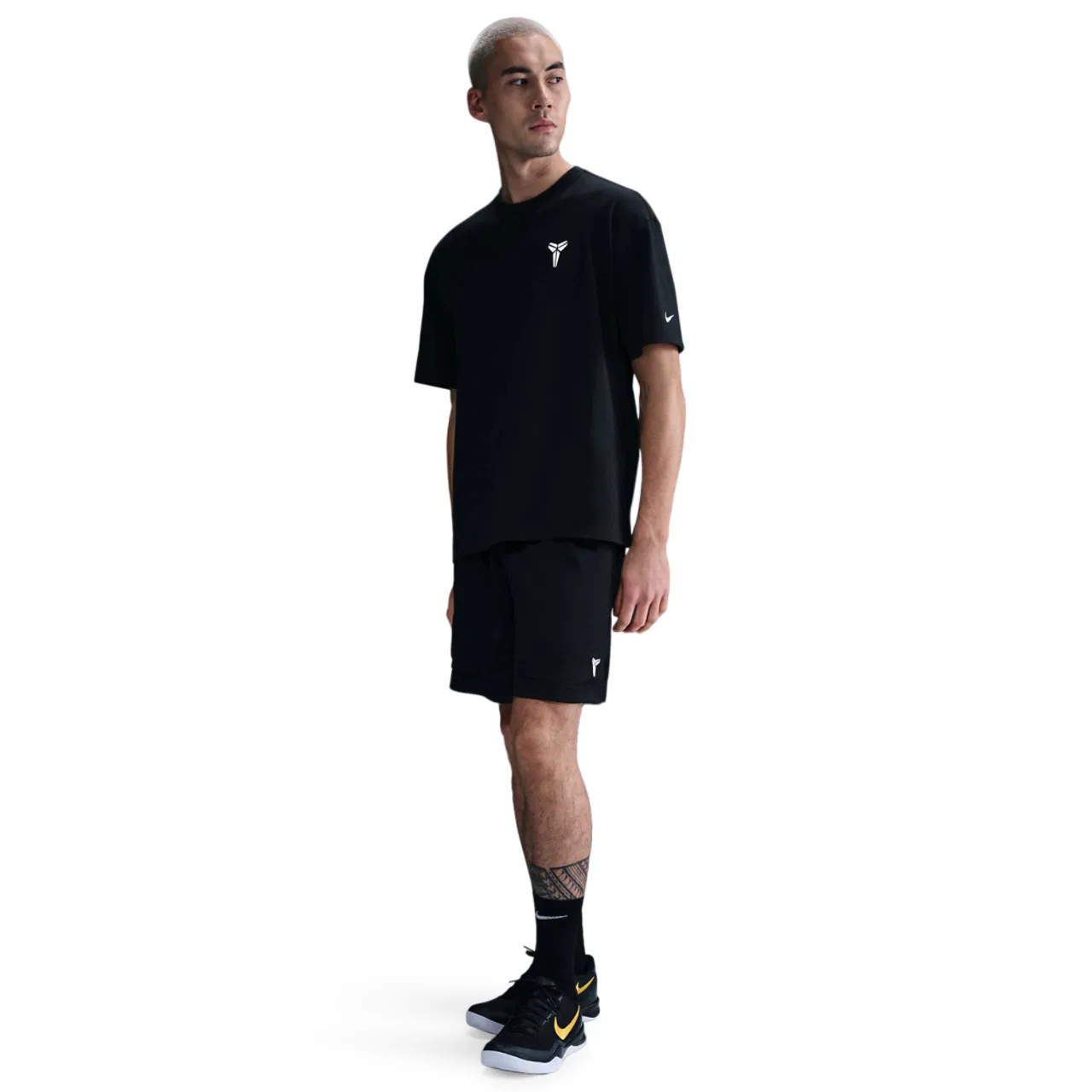 Мужские шорты KB Dri-FIT Fund 6" Nike, черный/белый — фото 4