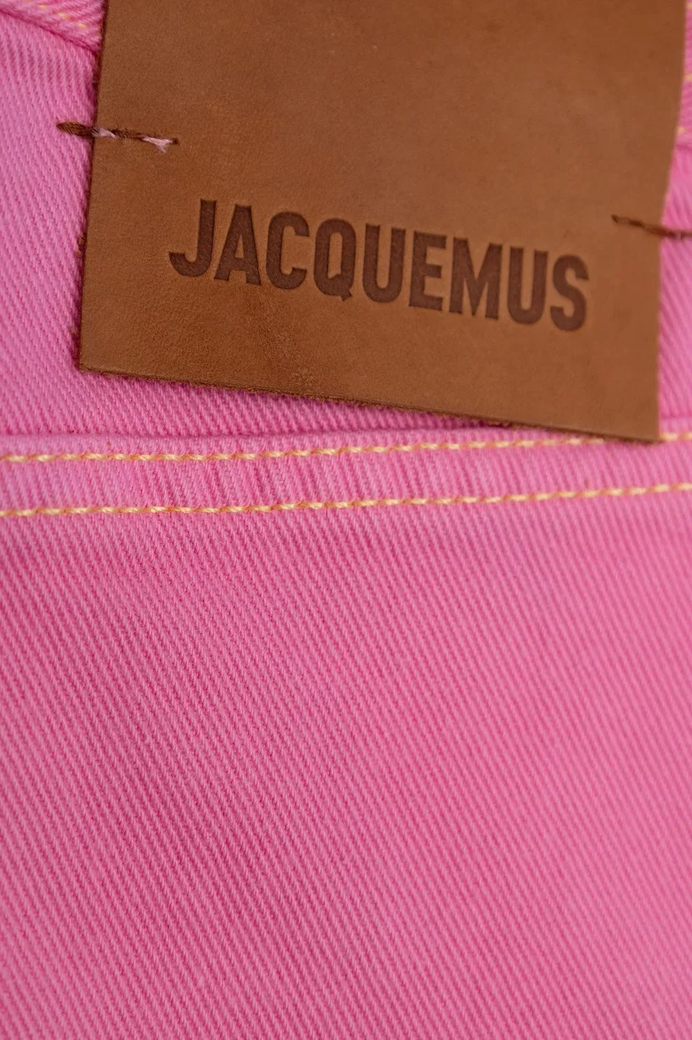 Джинсовая юбка La Jupe De Nimes Jacquemus, Pink — фото 3