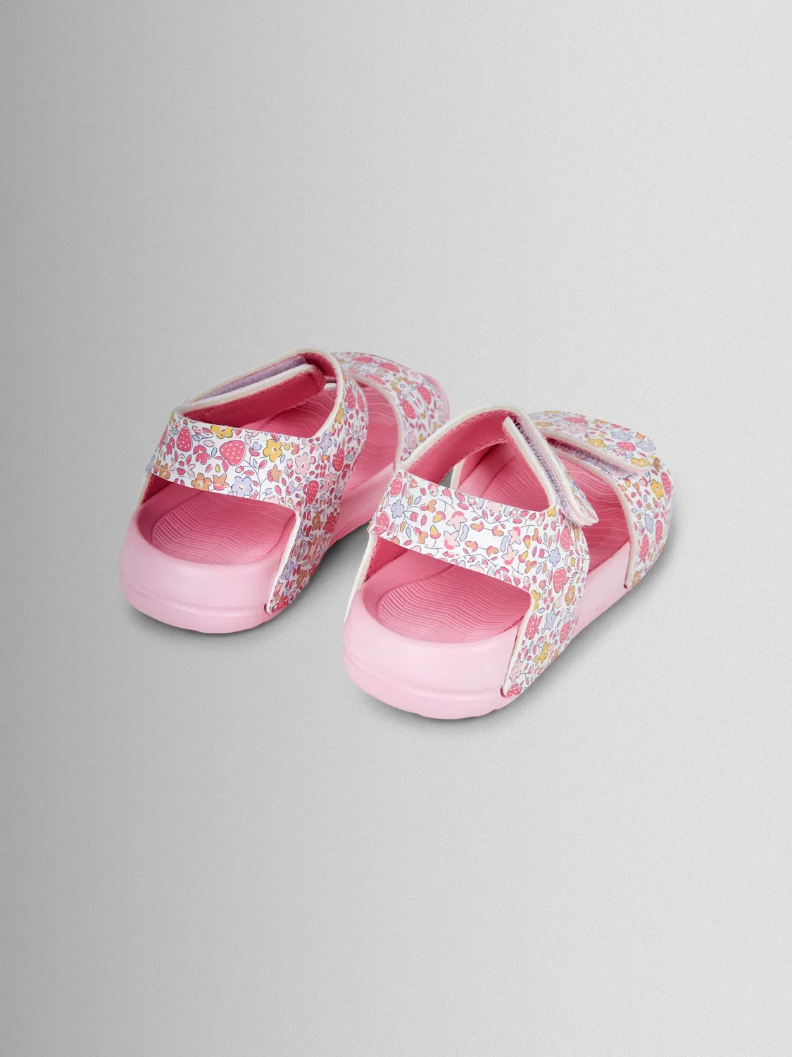 Сандалии JoJo Maman Bébé Pink Floral, розовый — фото 2