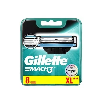 Сменные картриджи для бритвы Gillette Mach3, 5 шт.