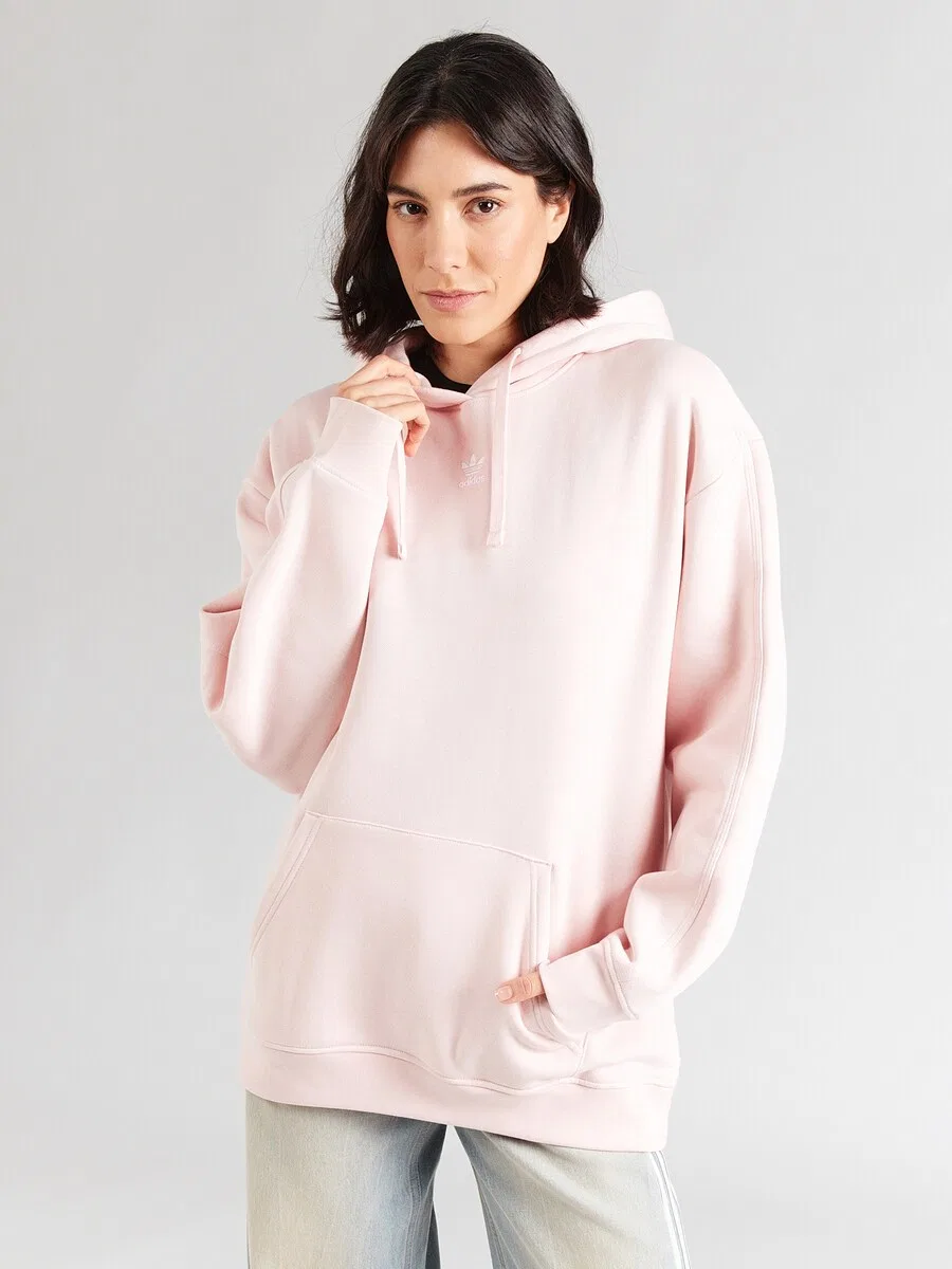 Толстовка ADIDAS ORIGINALS 'ESS' розового цвета — фото 2