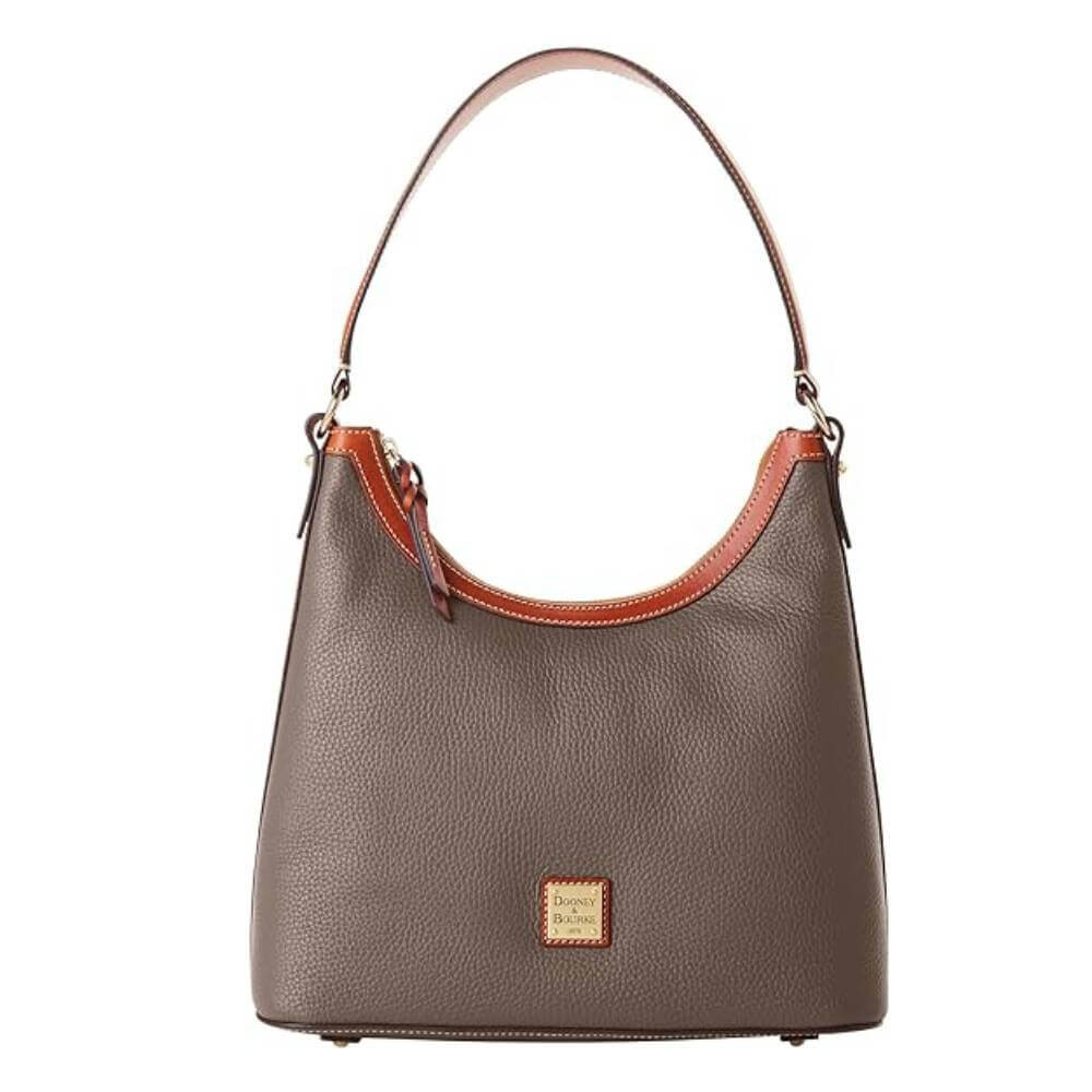 

Сумка-хобо Dooney & Bourke Handbag Pebble Grain, серый/коричневый