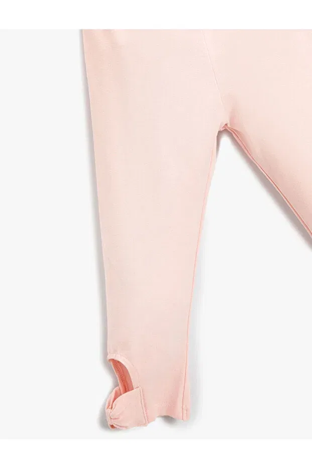Детские леггинсы для девочек хлопковые Basics Koton, Multicolor — фото 3