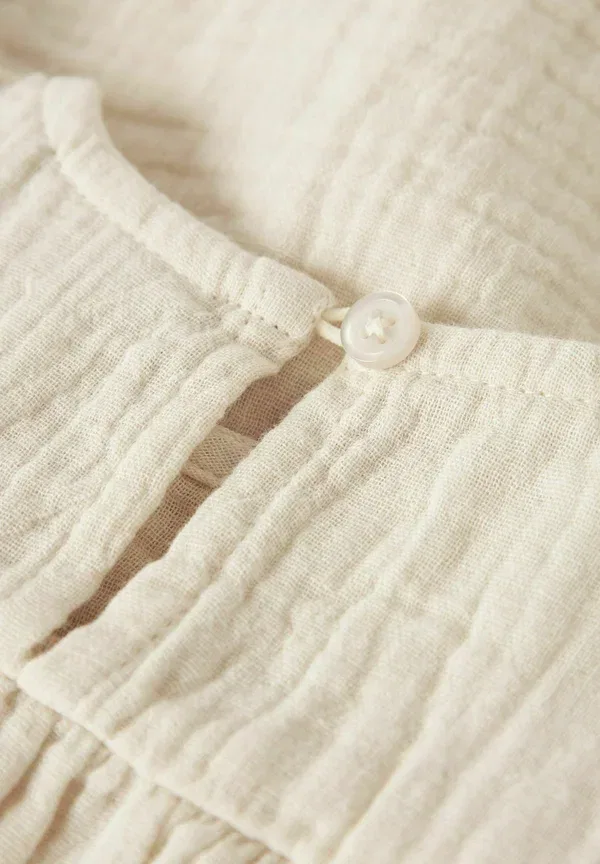 Блуза с цветочным принтом Blouse Name It, almond milk, молочный — фото 3