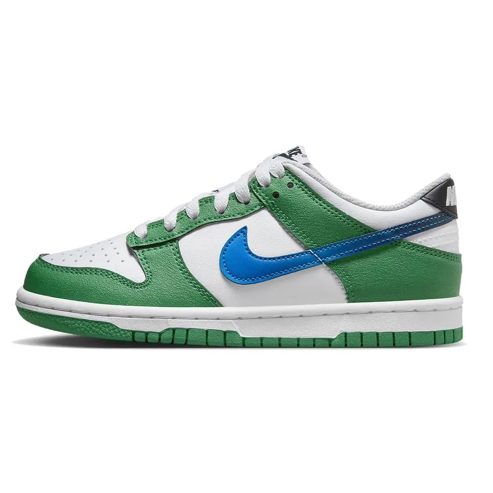 Детские кроссовки для мальчиков низкие NIKE Dunk Low NIKE, Green White