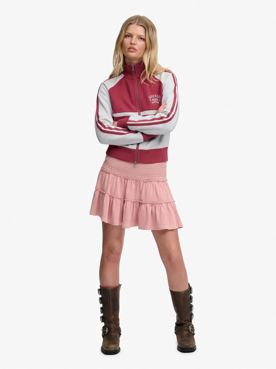 Юбка мини Superdry Pink