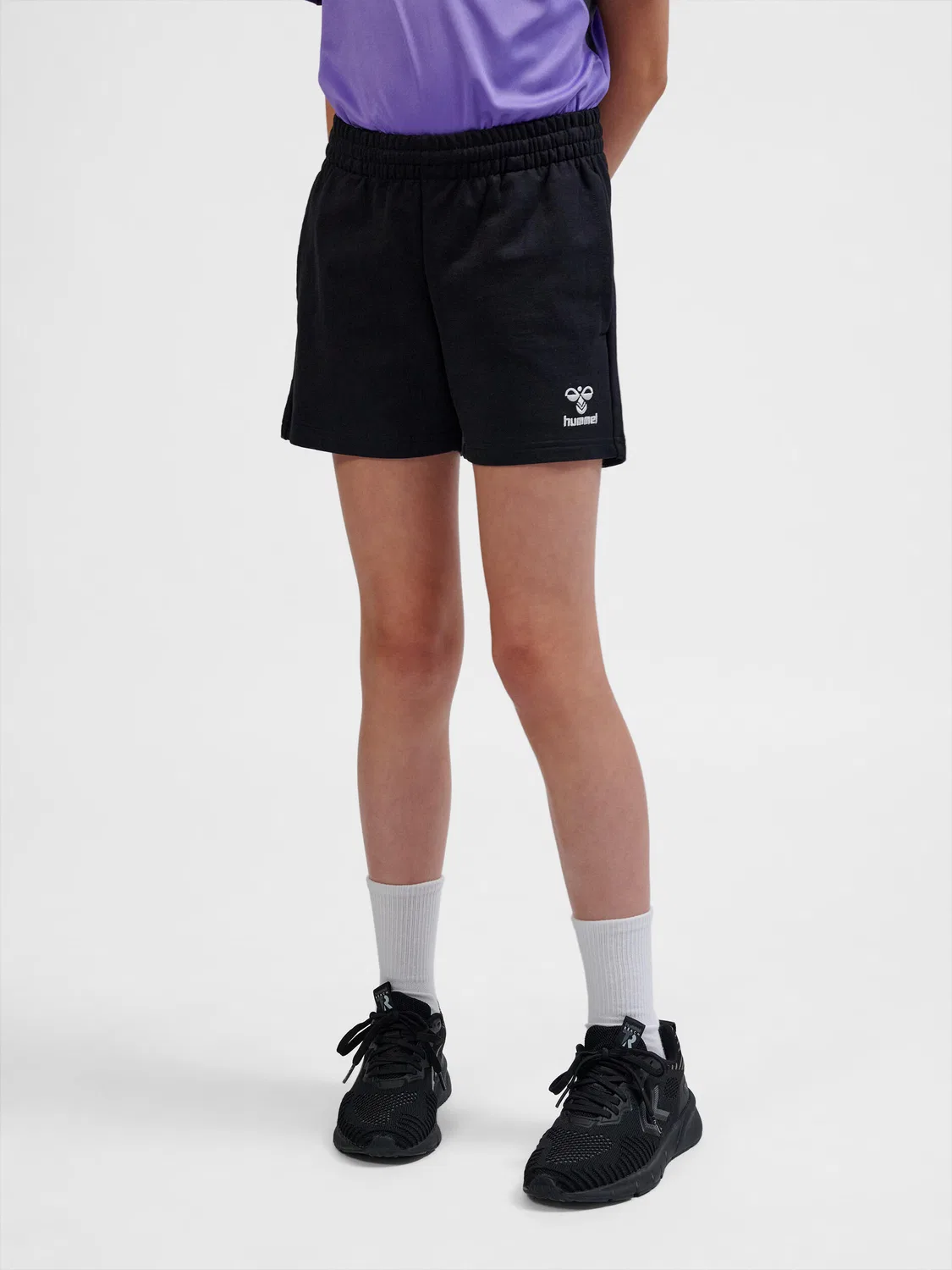 Детские шорты с эластичным поясом Hmlgo Hummel, Schwarz