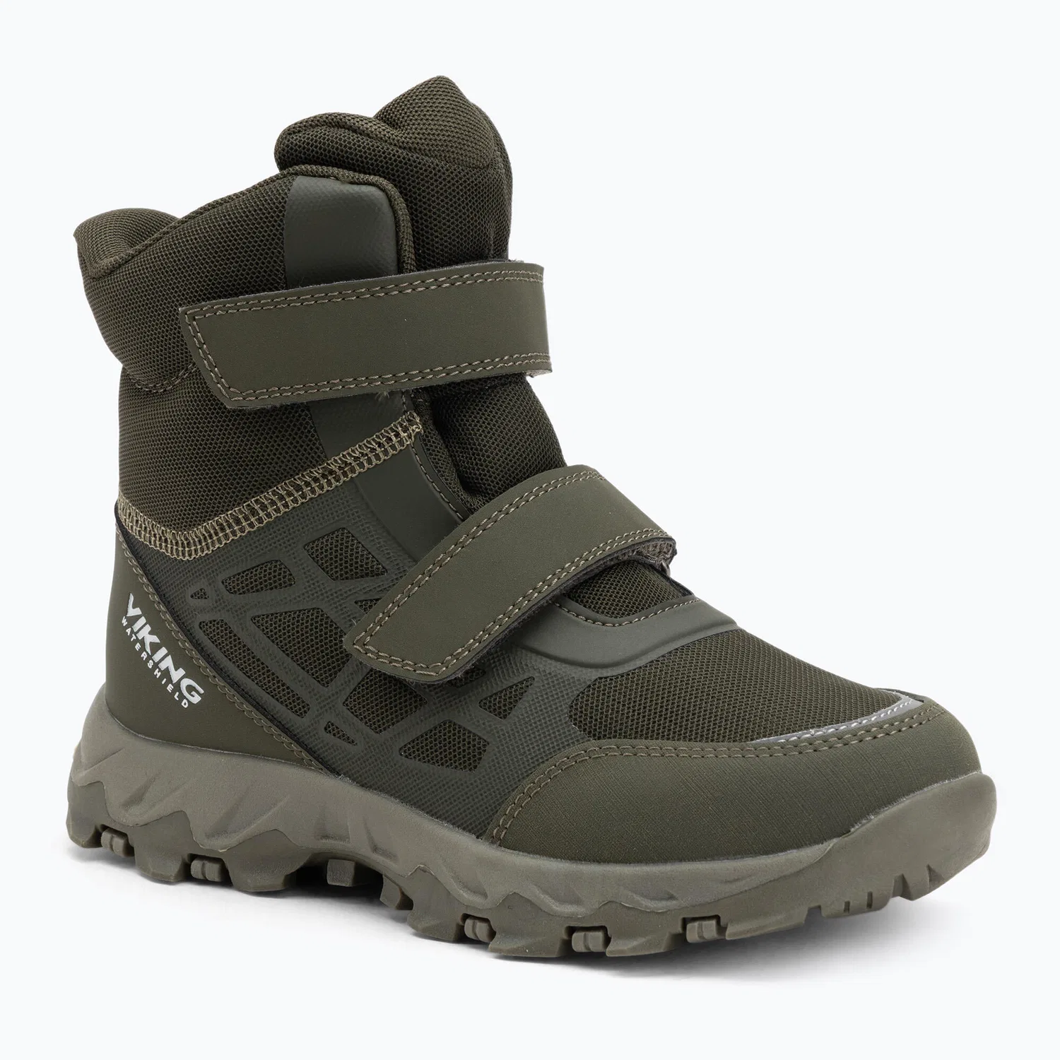 Детские ботинки с водонепроницаемой мембраной Track Warm Waterproof 2V Viking, Grun