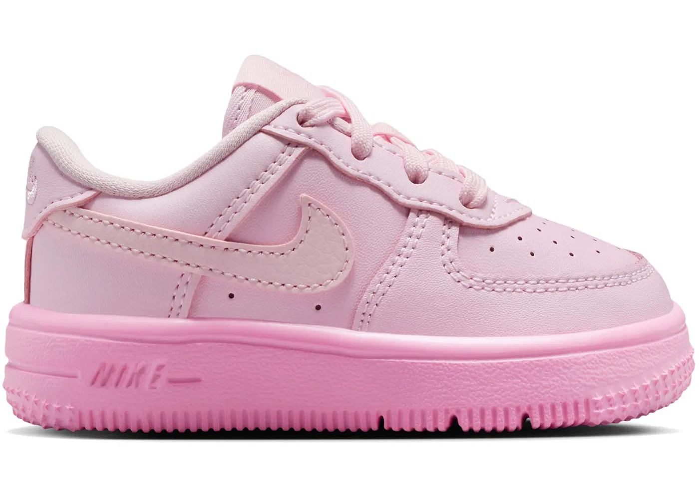 Детские кроссовки с принтом Nike Force 1 Low Nike, Pink Foam/Pink Rise/Pink Foam