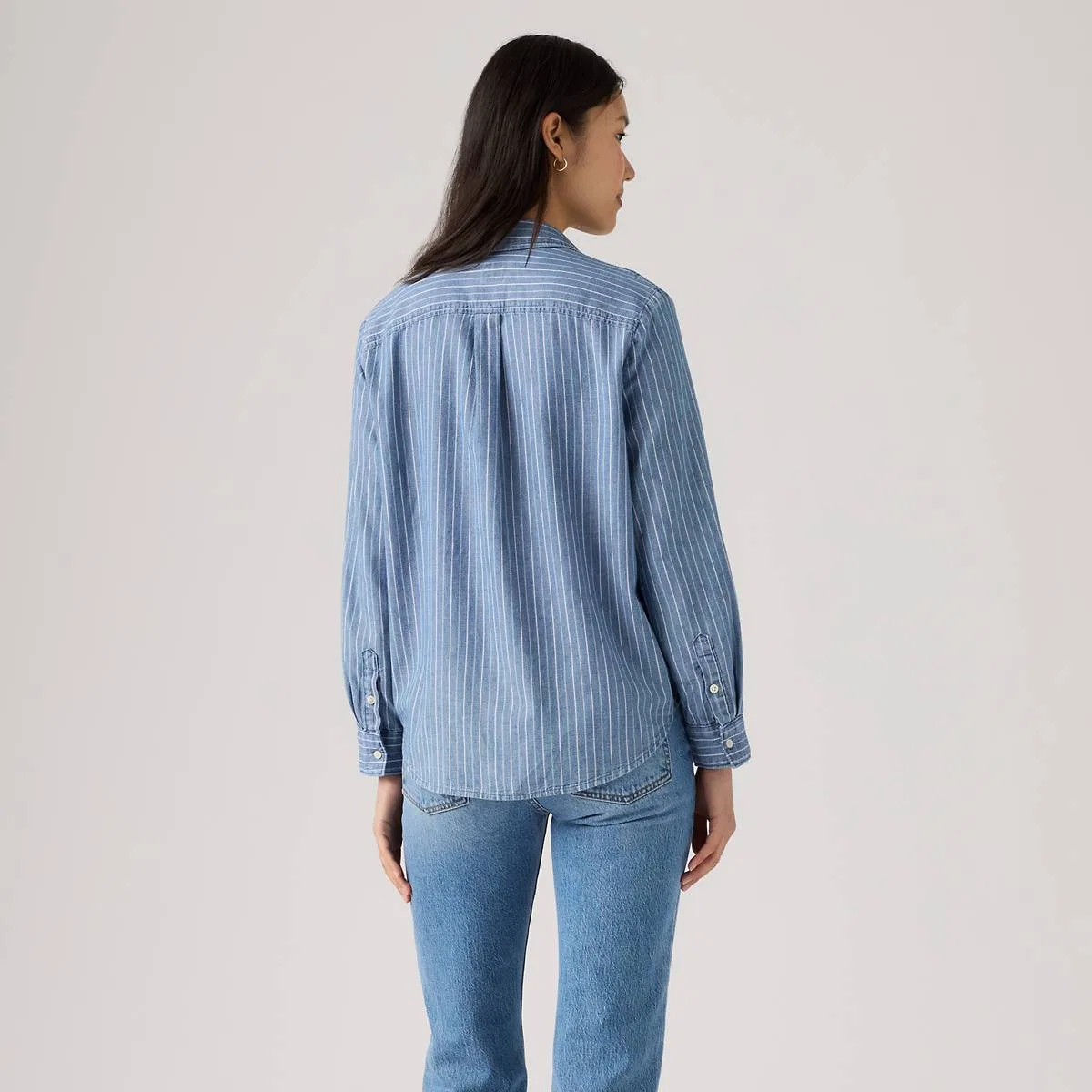 Рубашка на пуговицах Elane в стиле рабочей одежды Levi's, Get In Line - Medium Wash — фото 4