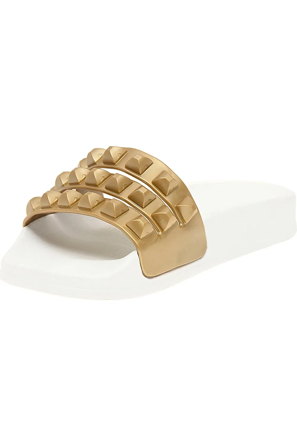 Детские сандалии слипоны с шипами Borchia Carmen Sol, Gold